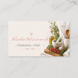 Carte de visite de chef personnel