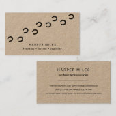 Carte de visite de chemin de cheval rustique (Devant / Derrière)