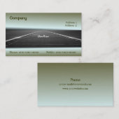 Carte de visite de chemin de fer (Devant / Derrière)