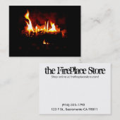 Carte de visite de cheminée (Devant / Derrière)