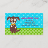 CARTE DE VISITE DE CHENIL DU TOILETTAGE 311 (Dos)