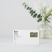 Carte de visite de cheval (Debout devant)