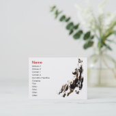 Carte de visite de cheval (Debout devant)