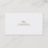 Carte de visite de cheval (Dos)