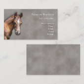Carte de visite de cheval (Devant / Derrière)