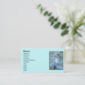 Carte de visite de cheval ailé (Debout devant)