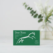 Carte de visite de Cheval Blanc - Customisé (Debout devant)