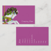 Carte de visite de cheval de carrousel de Gayle (Devant / Derrière)