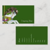 Carte de visite de cheval de carrousel de Gayle (Devant / Derrière)