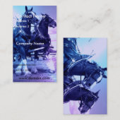 Carte de visite de cheval de Clydesdale (Devant / Derrière)