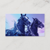 Carte de visite de cheval de Clydesdale (Dos)