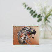 Carte de visite de cheval de guerre (Debout devant)