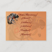 Carte de visite de cheval de guerre (Dos)