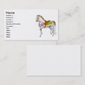 Carte de visite de cheval de Rose Parade (Devant / Derrière)