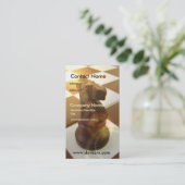 Carte de visite de chevalier d'échecs (Debout devant)