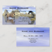 Carte de visite de chevaux populaires (Devant / Derrière)