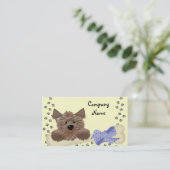 Carte de visite de chien (Debout devant)