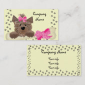 Carte de visite de chien (Devant / Derrière)