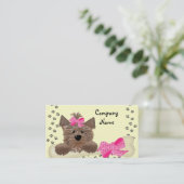 Carte de visite de chien (Debout devant)