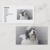 Carte de visite de chien (Devant / Derrière)