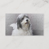 Carte de visite de chien (Dos)