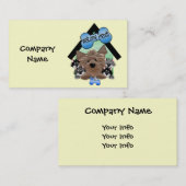 Carte de visite de chien (Devant / Derrière)