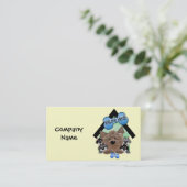 Carte de visite de chien (Debout devant)