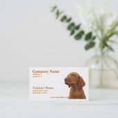 Carte de visite de chien (Debout devant)