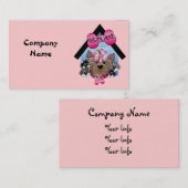 Carte de visite de chien (Devant / Derrière)