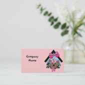 Carte de visite de chien (Debout devant)