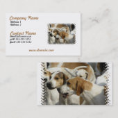 Carte de visite de chien de chasse (Devant / Derrière)