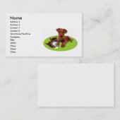 Carte de visite de chien et de chat (Devant / Derrière)