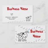 Carte de visite de chienchien (Devant / Derrière)