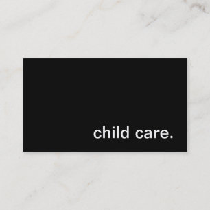 Carte de visite de Childcare
