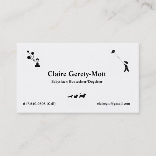 Carte de visite de Childcare (Devant)