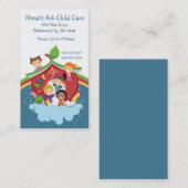 Carte de visite de Childcare d'arche (Devant / Derrière)