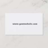 Carte de visite de chiot de corso de canne (Dos)