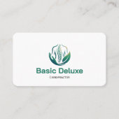 Carte de visite de chiropracteur avec code QR (Devant)