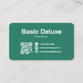Carte de visite de chiropracteur avec code QR (Dos)