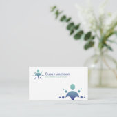 Carte de visite de chiroprakteur (Debout devant)