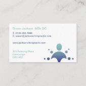 Carte de visite de chiroprakteur (Dos)