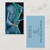 Carte de visite de chiroprakteur (Devant / Derrière)