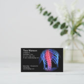 Carte de visite de chiroprakteur (Debout devant)