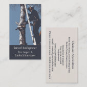 Carte de visite de chirurgie d'arbre (Devant / Derrière)