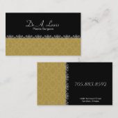 Carte de visite de chirurgien plasticien - (Devant / Derrière)