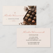 Carte de visite de chocolatier (Devant / Derrière)