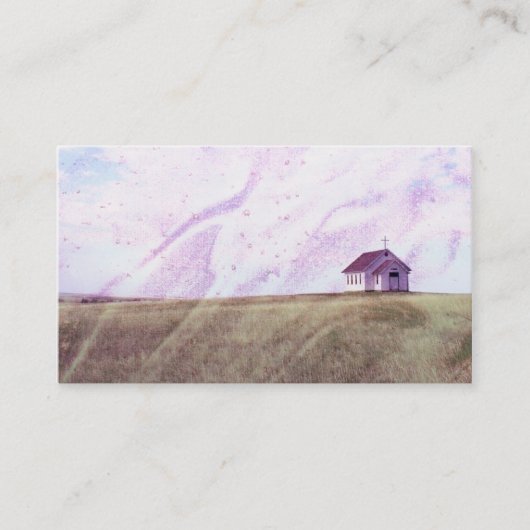 Carte de visite de chrétien d'église (Devant)