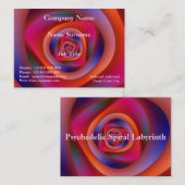 Carte de visite de Chubby de la spirale psychédéli (Devant / Derrière)