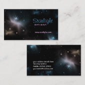 Carte de visite de ciel nocturne (Devant / Derrière)