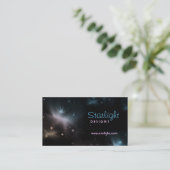 Carte de visite de ciel nocturne (Debout devant)